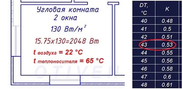 Порядок вычисления мощности 1 ребра батареи